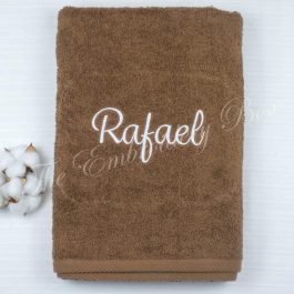 Personalized Embroidered Bath Towel