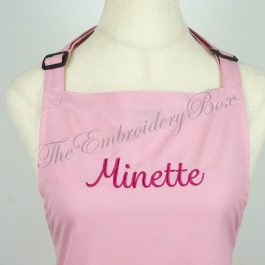 Personalized Embroidered Apron