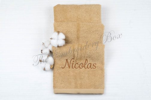 Personalized Embroidered Hand Towel - Image 2