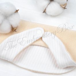 Personalized Embroidered Ribbed Baby Bibs