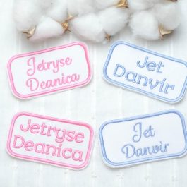 Personalized Embroidered Iron-on Patch