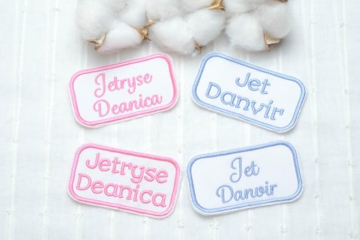Personalized Embroidered Iron-on Patch