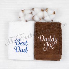 Personalized Embroidered Face Towel