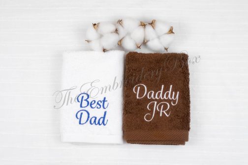 Personalized Embroidered Face Towel