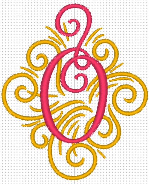Personalized Embroidered Swirl Tote Bag / Beach Bag - Image 19