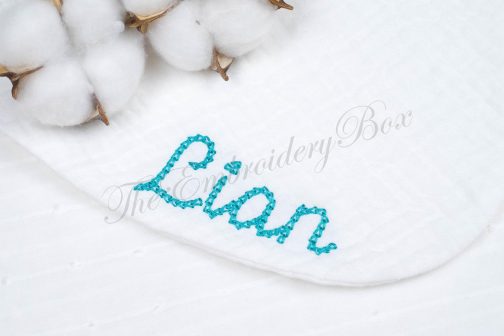Personalized Embroidered Bandana Baby Bibs - Image 3