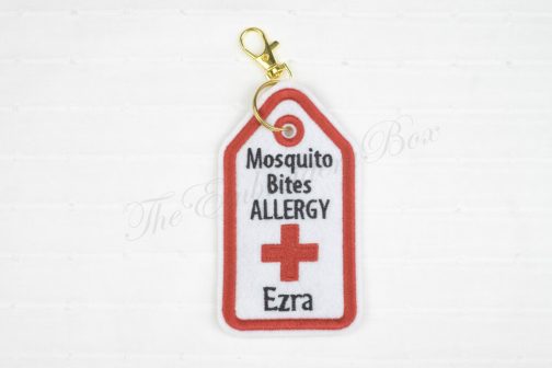 Personalized Embroidered Allergy / Autism / Asthma Alert Tags - Image 5