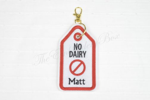 Personalized Embroidered Allergy / Autism / Asthma Alert Tags - Image 4