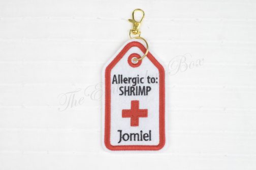 Personalized Embroidered Allergy / Autism / Asthma Alert Tags - Image 8