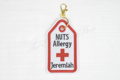 Personalized Embroidered Allergy / Autism / Asthma Alert Tags - Image 9