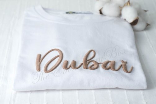 Personalized Embroidered 3D Puff T-Shirt - Image 2