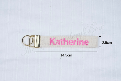 Personalized Embroidered Key Fob - Image 6