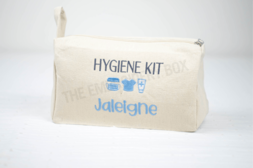 Personalized Embroidered Hygiene Kit Pouch Bag - Image 4
