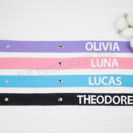 Personalized Embroidered Bag Tags