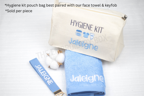 Personalized Embroidered Hygiene Kit Pouch Bag - Image 7