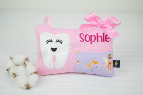 Personalized Embroidered Tooth Fairy Pillow - Image 5