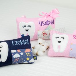Personalized Embroidered Tooth Fairy Pillow