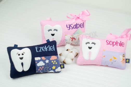 Personalized Embroidered Tooth Fairy Pillow
