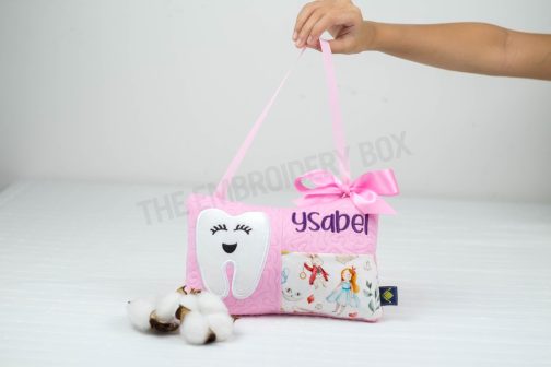 Personalized Embroidered Tooth Fairy Pillow - Image 2