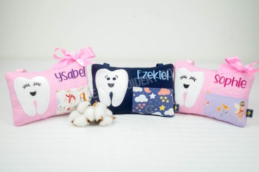 Personalized Embroidered Tooth Fairy Pillow - Image 7